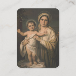 Maagd Maria Jesus Katholieke Moeder Kind Gepit Plaatskaartje