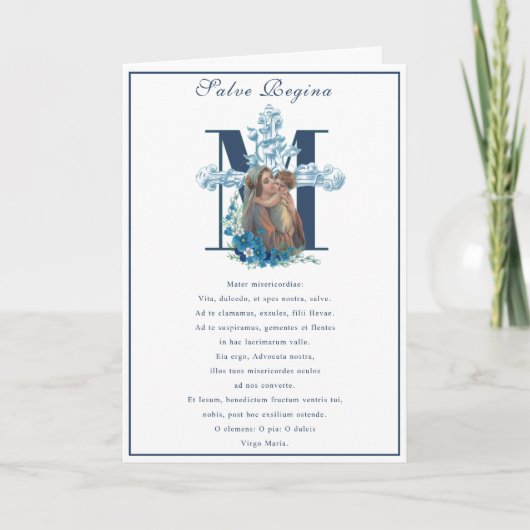 Maagd Maria Jezus Katholiek Gebed Religieus Kaart (Voorkant)