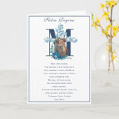 Maagd Maria Jezus Katholiek Gebed Religieus Kaart (Gele Bloem)