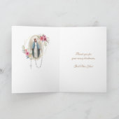 Maagd Maria Jezus Katholiek Gebed Religieus Kaart (Binnen)