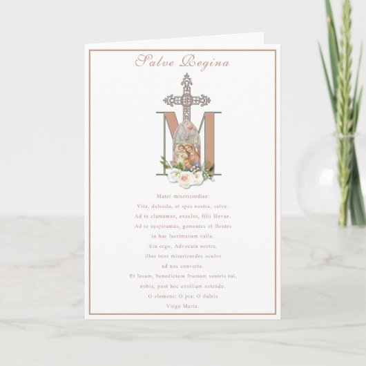 Maagd Maria Jezus Katholiek Gebed Religieus Kaart (Voorkant)
