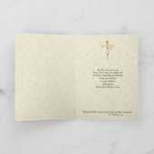 Maagd Maria Jezus Katholieke condoleances Sympathi Bedankkaart (Binnen)