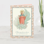 Maagd Maria Jezus Katholieke Gebeds Religieuze Kaa Kaart (Voorkant)