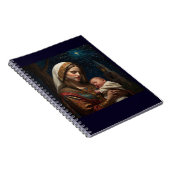 Maagd Maria & Jezus Kerstmis Geboorte Notitieboek (Rechterzijde)