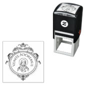 Maagd Maria Jezus Kerstmis Religieus Katholiek Zelfinktende Stempel (In situ)