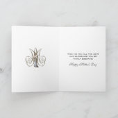 Maagd Maria Jezus Religieuze Moederdag Kaart (Binnen)