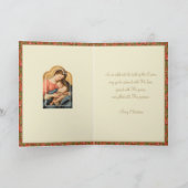 Maagd Maria Jezus Schrift Feestdagen Kaart (Binnen)