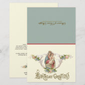 Maagd Maria Jezus  Spirituele Communie Verjaardag (Voorkant / Achterkant)