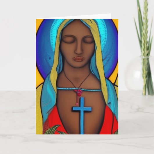 Maagd Maria  Kaart (Voorkant)