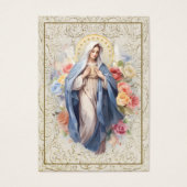 Maagd Maria Kaart voor het begrafenisgebed (Voorkant)