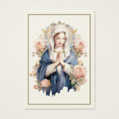 Maagd Maria Kaart voor het begrafenisgebed (Voorkant)