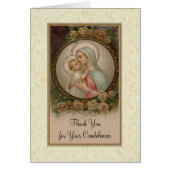 Maagd Maria katholiek condoleances bedankt (Voorkant)