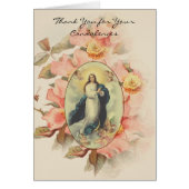 Maagd Maria katholiek condoleances bedankt (Voorkant)