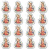 Maagd Maria Katholiek Religieus  Vinyl Sticker (Voorkant)