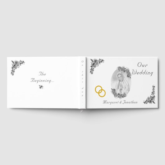 Maagd Maria Katholieke bruiloft Gastenboek (Volledig)