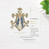 Maagd Maria katholieke bruiloft Heilige Kaart (Bureau)