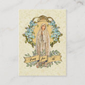 Maagd Maria katholieke bruiloft voor de Heilige Ka Visitekaartje (Voorkant)