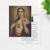 Maagd Maria Katholieke Funeral Prayer Kaart (Bureau)