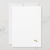 Maagd Maria Katholieke Sepia Uitnodiging voor het  (Achterkant)