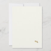 Maagd Maria Katholieke Sepia Uitnodiging voor het  (Achterkant)