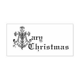 Maagd Maria Kerstmis Religieus Katholiek Rubberstempel