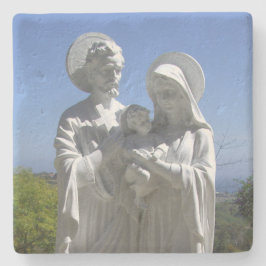 Maagd Maria & kindje Jezus Stenen Onderzetter