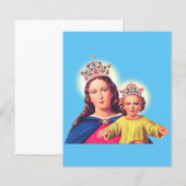 Maagd Maria koningin met Jezus (Voorkant / Achterkant)