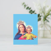 Maagd Maria koningin met Jezus (Staand voorkant)
