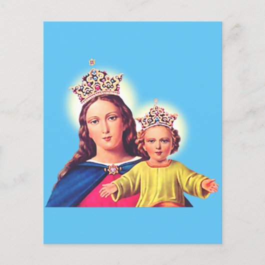 Maagd Maria koningin met Jezus (Voorkant)