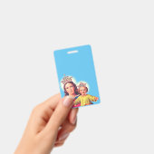 Maagd Maria koningin met Jezus Badge (Handheld)
