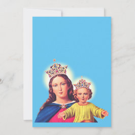Maagd Maria koningin met Jezus Kaart