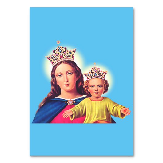 Maagd Maria koningin met Jezus Kaart (Voorkant)