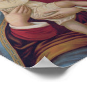 Maagd Maria Koningin van de Hemel Katholiek Poster (Hoek)