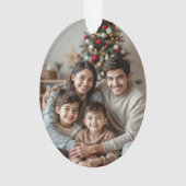 Maagd Maria Levendige Kleuren Foto Kerstboom Ornament (achterkant)