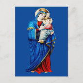 Maagd Maria met Baby Jesus Briefkaart (Voorkant)