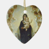 Maagd Maria met Baby Jesus en Angels Keramisch Ornament (Rechts)