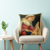 Maagd Maria met Baby Jesus Kussen (Stoel)