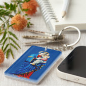 Maagd Maria met Baby Jesus Sleutelhanger (Voorkant Rechts)