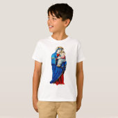Maagd Maria met Baby Jesus T-shirt (Voorkant volledig)