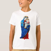 Maagd Maria met Baby Jesus T-shirt (Voorkant)