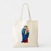 Maagd Maria met Baby Jesus Tote Bag (Achterkant)