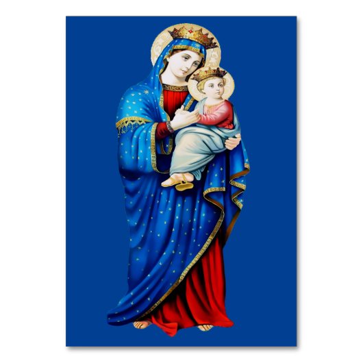 Maagd Maria met baby Jezus Kaart (Voorkant)