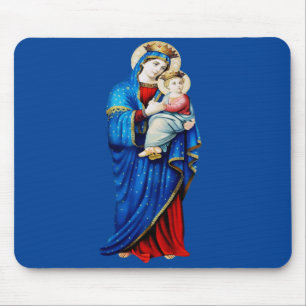 Maagd Maria met baby Jezus Muismat