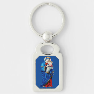 Maagd Maria met baby Jezus Sleutelhanger