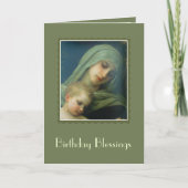 Maagd Maria met Christus Kind Jezus Kaart (Voorkant)