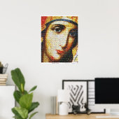 Maagd Maria met heiligen Poster (Thuiskantoor)