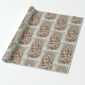 Maagd Maria met Jezus Kind Gift Wrapping Paper Cadeaupapier (Uitgerold)
