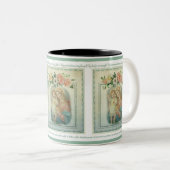  Maagd Maria met Jezus Memorare gebed Tweekleurige Koffiemok (Voorkant rechts)
