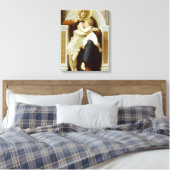 Maagd Maria met Jezus & St. Johannes de Doper Canvas Afdruk (Insitu (Slaapkamer))