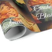 Maagd Maria met Kerstmis Cadeaupapier (Rol Hoek)